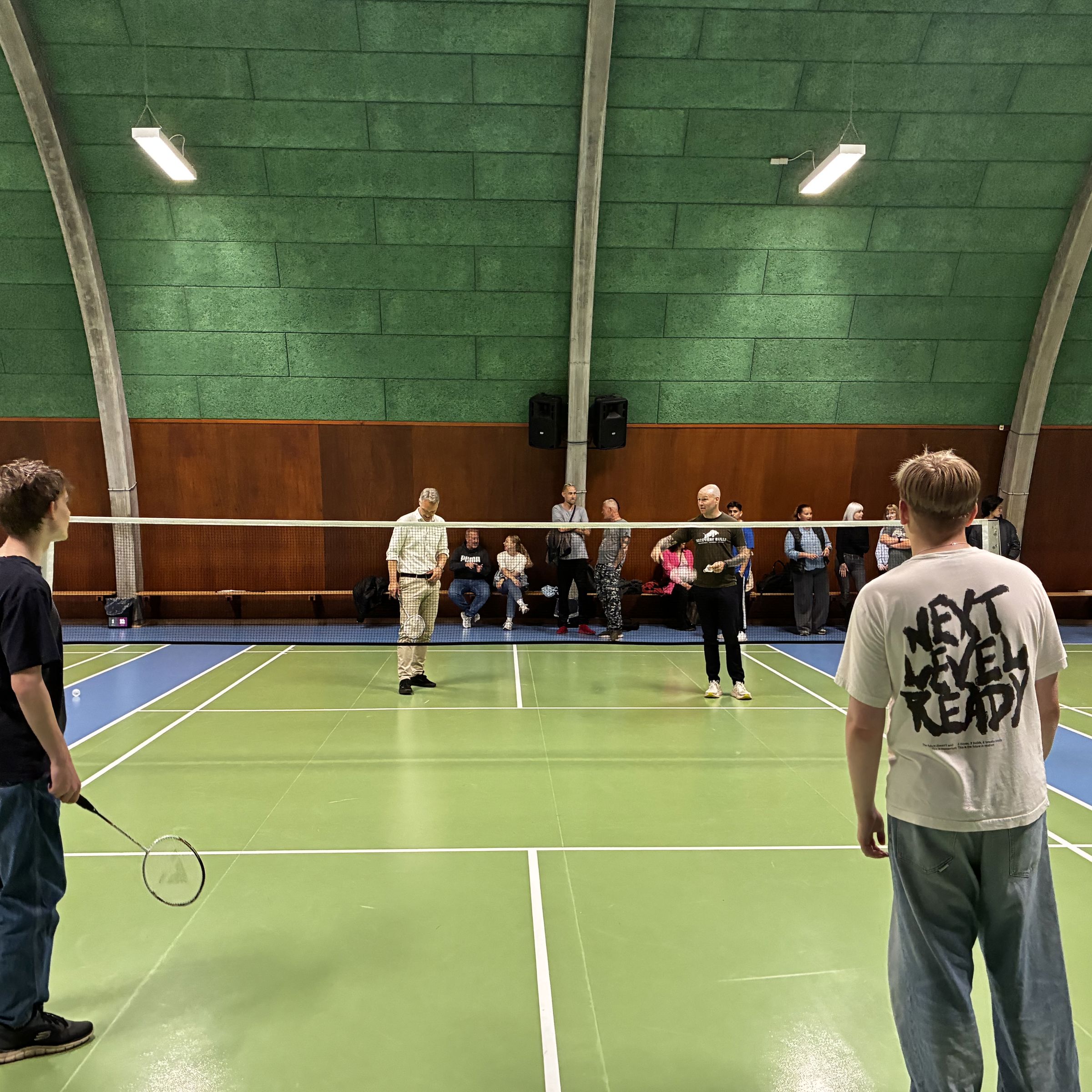 Badminton i Den Sociale Sportscafé