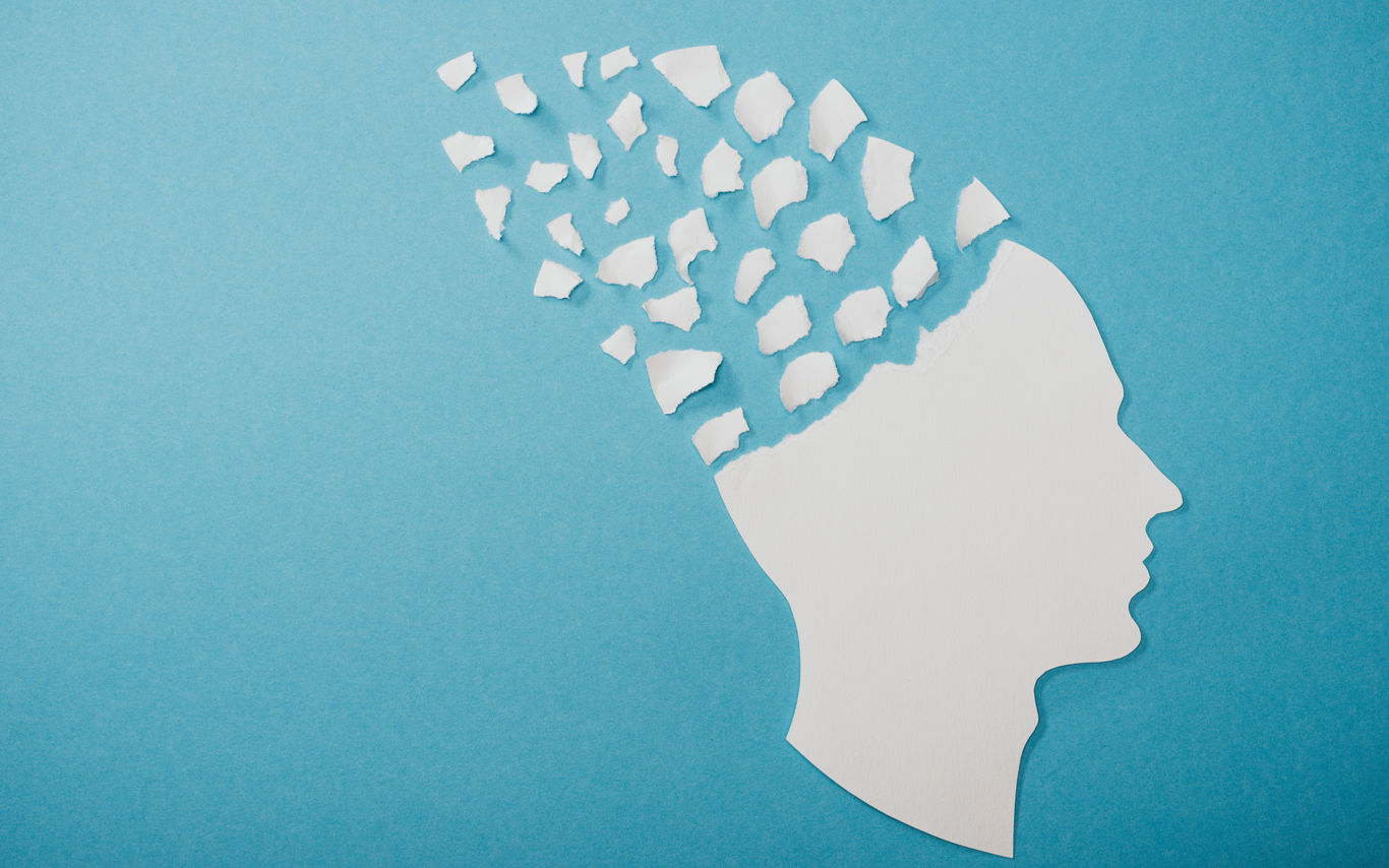 Grafik der illustrerer en hjerne