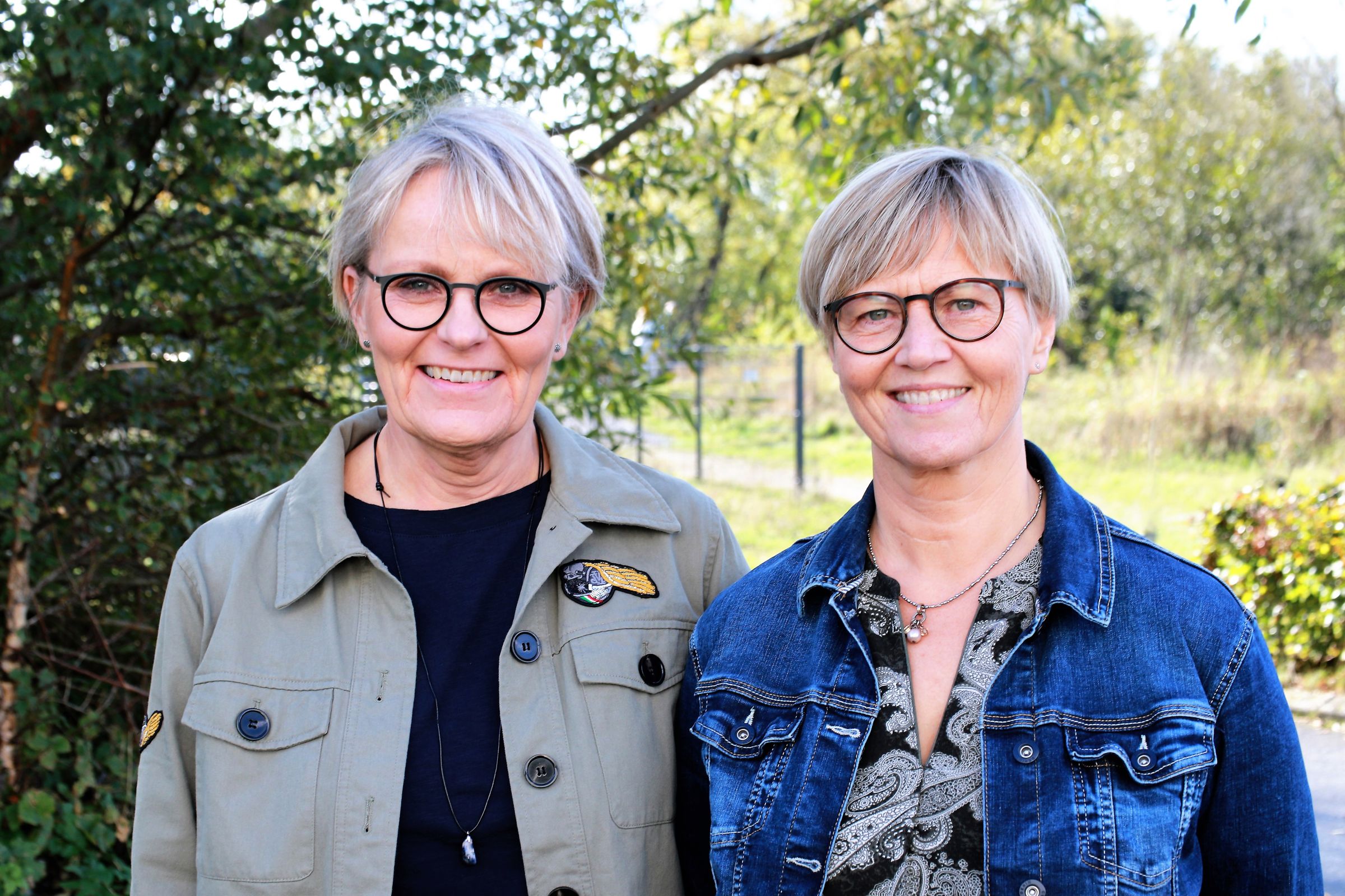 Foto af Ulla og Jane, som er sorgvejledere