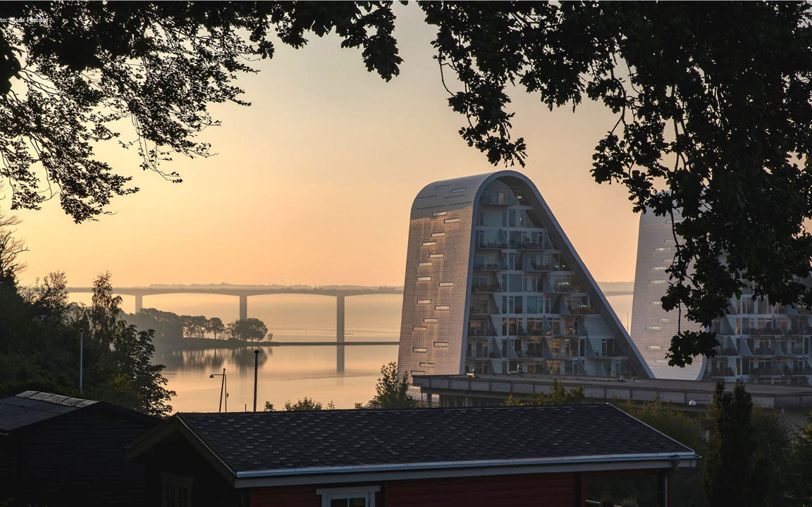 Vejle Fjordbroen og Bølgen