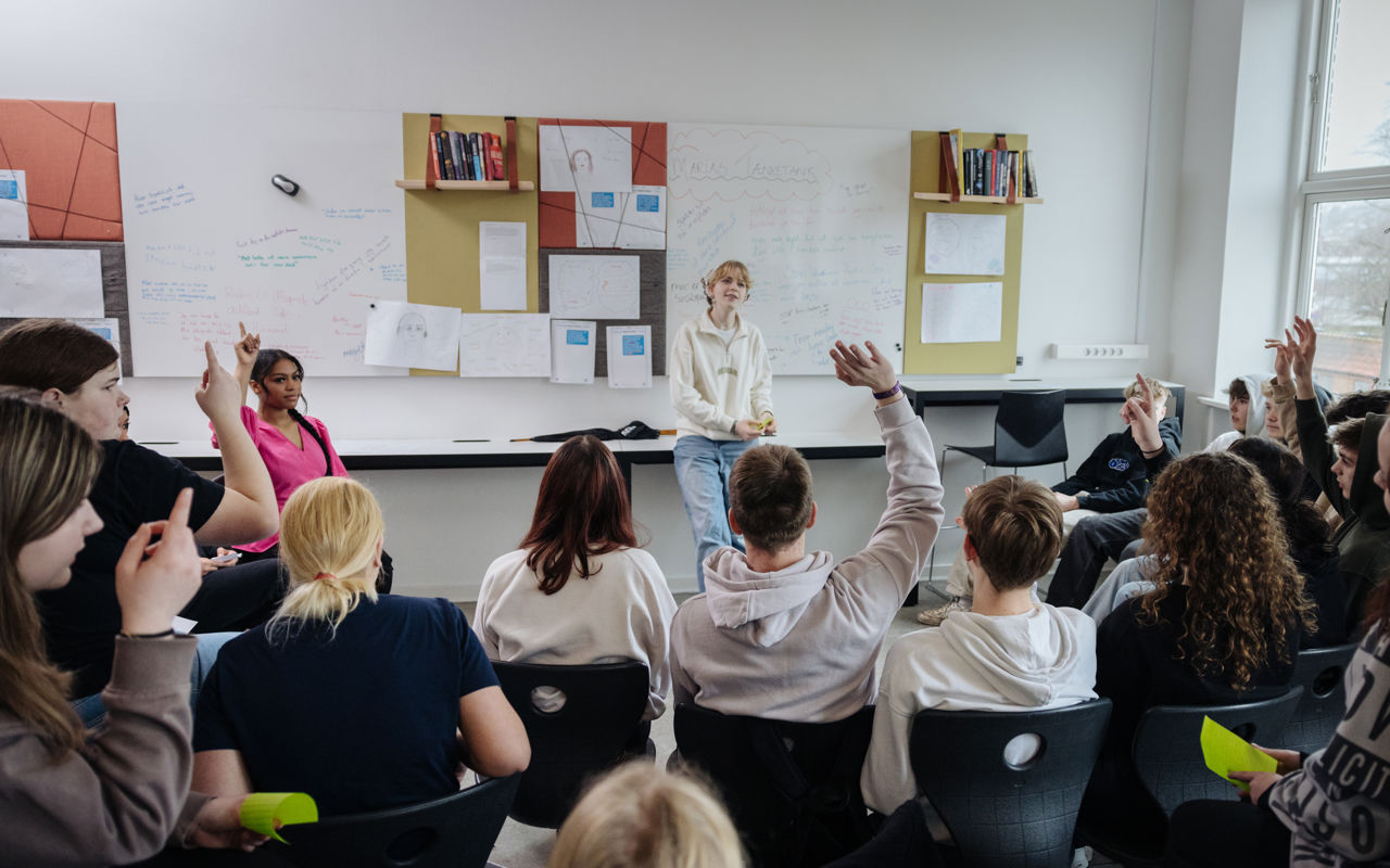 Elever i skoleklasse