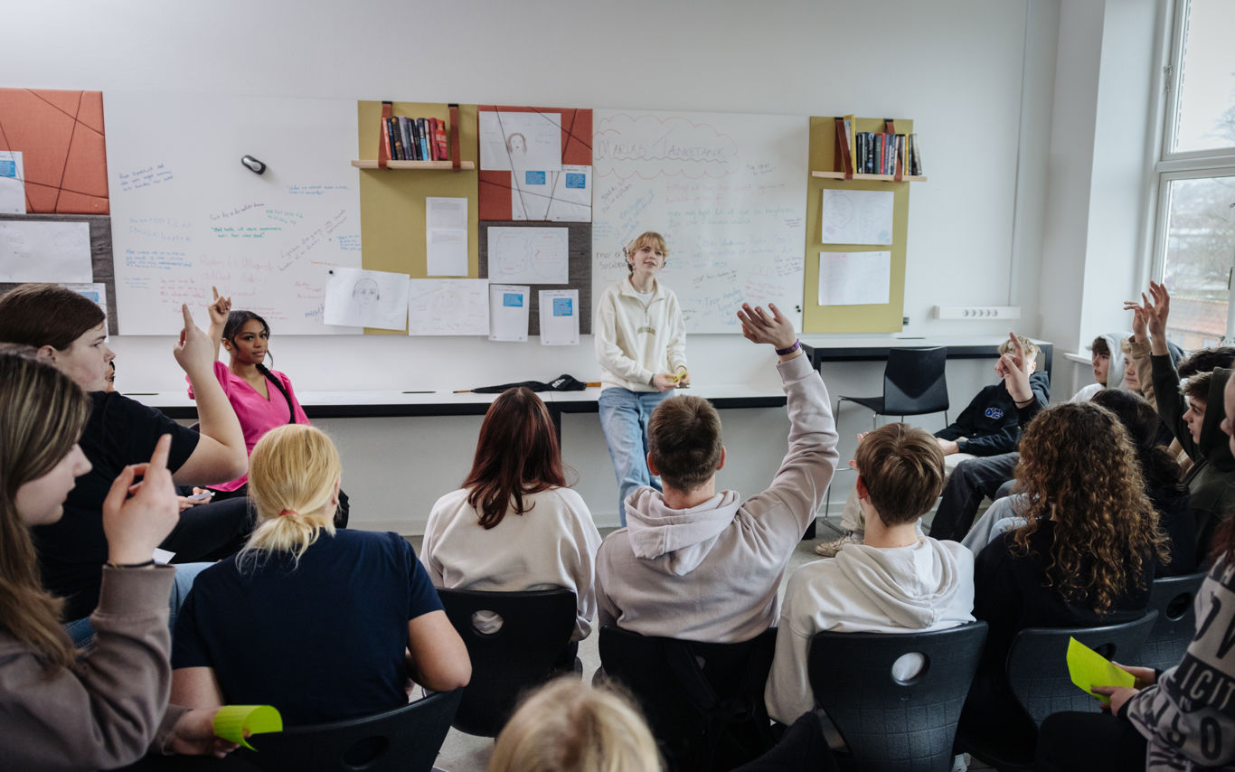 Elever i skoleklasse