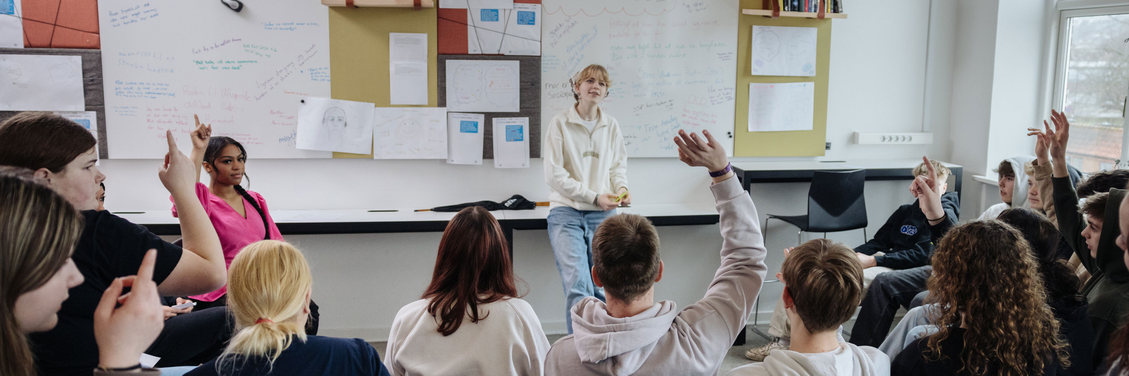 Elever i skoleklasse
