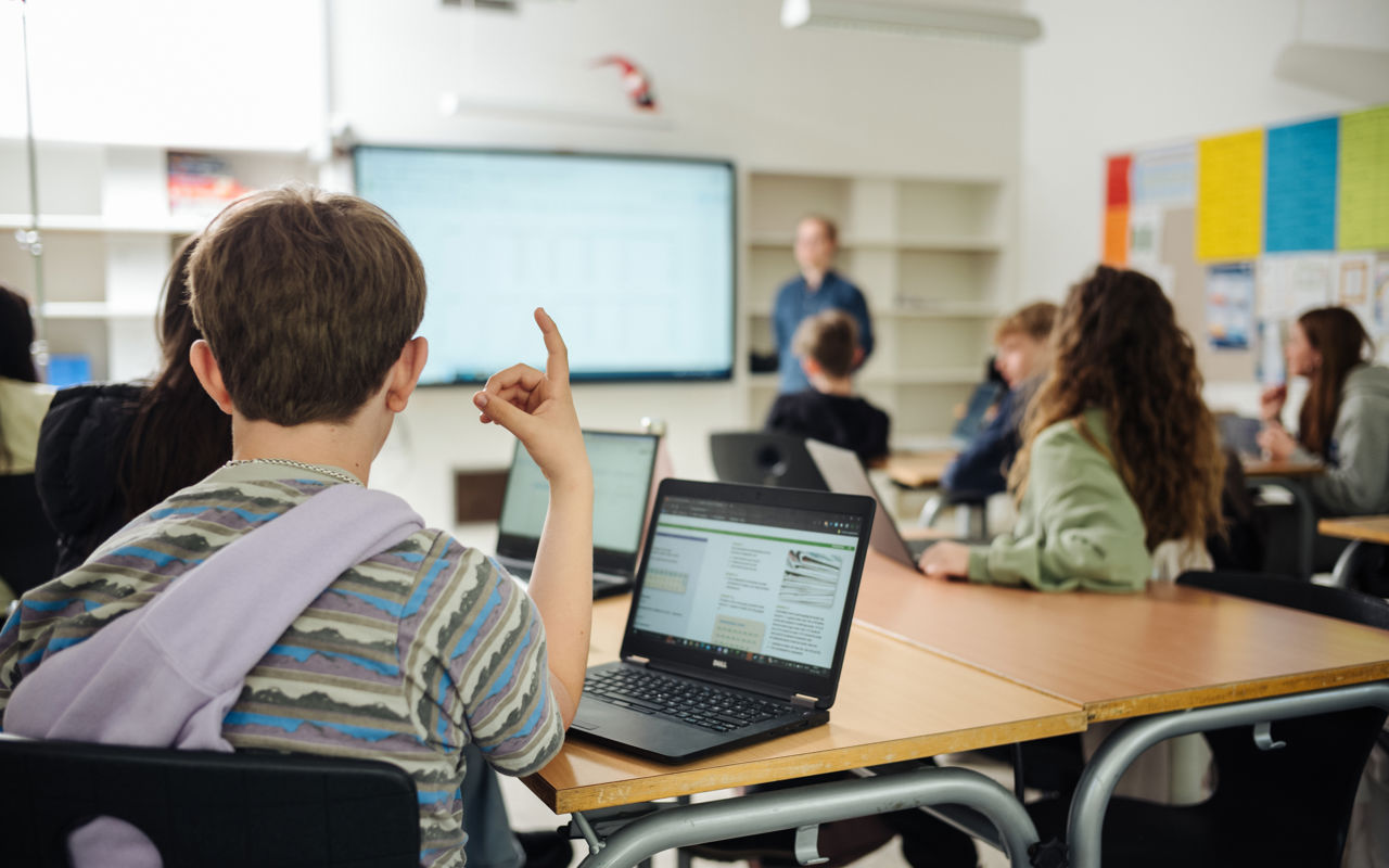 Børn der undervises