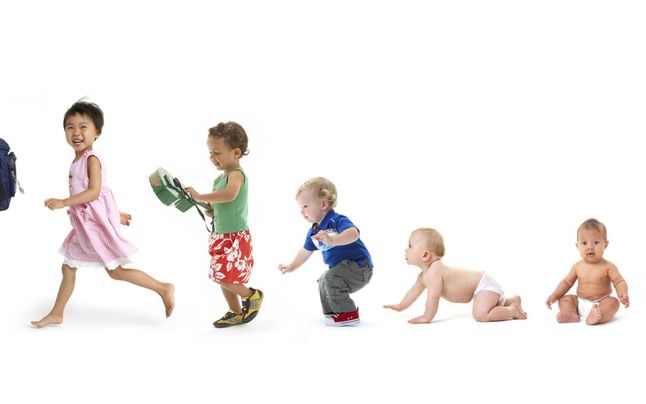 Billede af børn i mange aldre